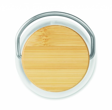 Logo trade corporate gifts image of: Tritan 800ml bottle bamboo top